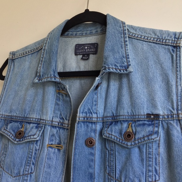 Lucky Brand Denim Vest - Picture 3 of 12
